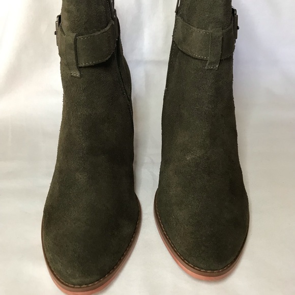 NWOT Sole Society Paislee Suede Buckle Bootie - Picture 3 of 5